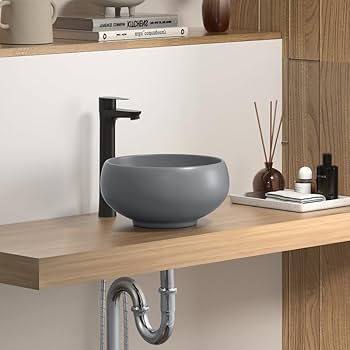 Amazon.co.jp: LUYI 円形 手洗いボウルセット 手洗い器 洗面